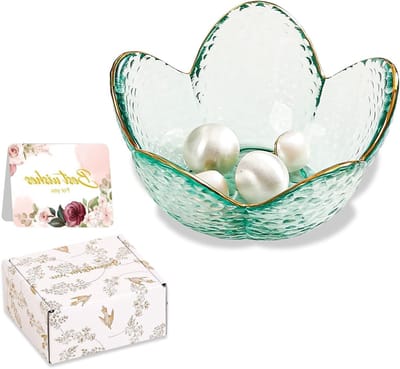 Vriendschapscadeaus voor Vrouwen - Sieraden Schaal van Glas, Ringenschotel en Organisator voor Sieraden, Schattige Decoratie voor de Slaapkamer en Woonkamer