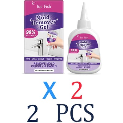 Gel Anti-Moisissure Professionnel Pour L'Élimination des Taches Ménagères Nettoyant pour Joints de Carrelage Mural Nettoyant Actif Anti-Moisissure Hygiène Domestique 100ml 2 Pcs