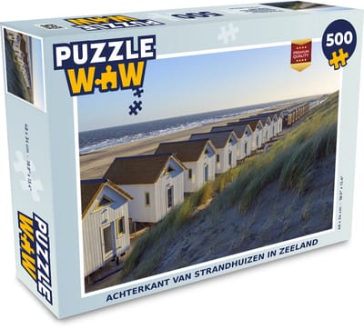 Puzzel Strand - Huis - Duin - Legpuzzel - Puzzel 500 stukjes