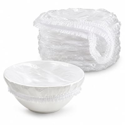 Consumerce® Vershoud Voedsel Covers – 100 Stuks – Vershoudzakjes – Vershoudbakjes – Vershouddoos – Vliegenkap – Voedselkap – Bewaren – Vers Eten – Voedselcontainer – Voedselopbergers – Vershoudfolie - Huishoudfolie