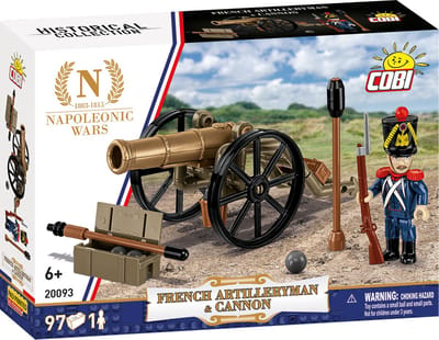 COBI 20093 Artilleryman & Cannon Napoleon War
