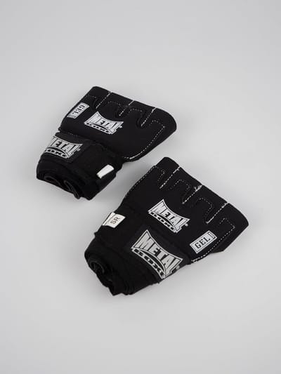 Trainingsstrips - Onderhandschoenen - Vechtsport Training - Met Gel Bescherming - 25 Meter - Zwart