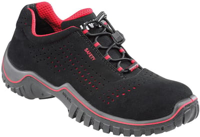 Uvex Motion Style ESD werkschoen - S1 - zwart/rood 47