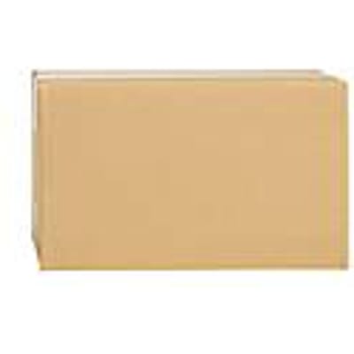 Golfkartonnen vouwdozen, enkele golf, 270 x 140 x 170 mm, bruin