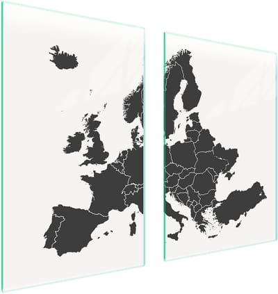 TMK ArtDeko - Snijplank - Glas - 65x52 cm - Mapa