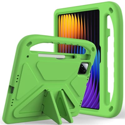 Coverup Tablethoes geschikt voor Xiaomi Pad 7 (Pro) / Pad 8 (Pro) Hoesje - ShockProof Kids Case - Groen