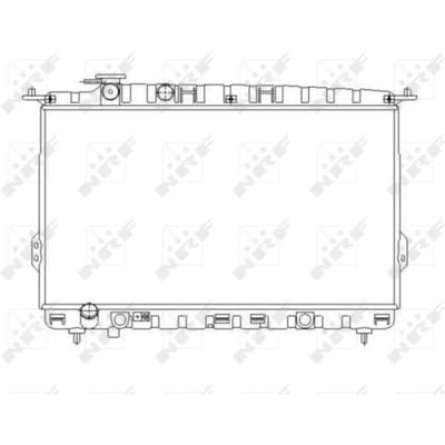 Radiator, motorkoeling NRF 53642