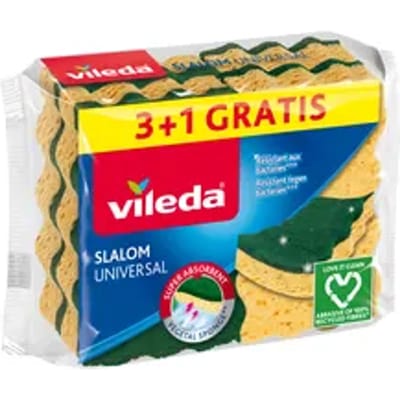 Vileda Absorberende Spons Slalom Universeel 2stk