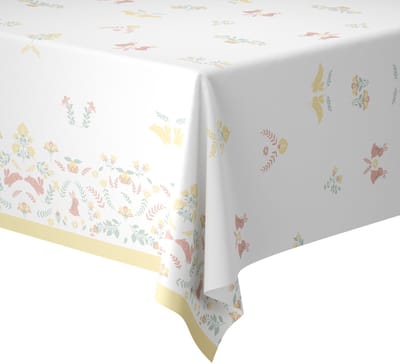 Duni Pasen tafelkleed / tafellaken - 2x - Ornament Easter - Paas print - 138 x 220 cm - papier - paasontbijt