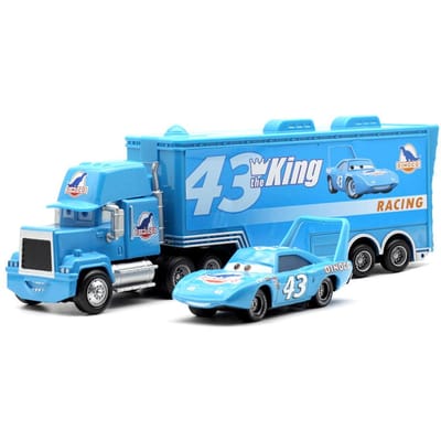 Cars 2 Disney Pixar Racing 3 1 Speelgoed Bliksem McQueen Chick Hicks' Vrachtwagen The King's Vrachtwagen Collectie Die Metalen Model kinderen Cadeau