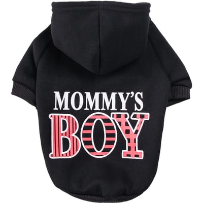 Honden Hoodie Hondenkleding voor Jongens Truien met Capuchon Lijngat Huisdier Winterkleding Warme Hoodies Trui voor Kleine Honden Chihuahua S for 1-2kg