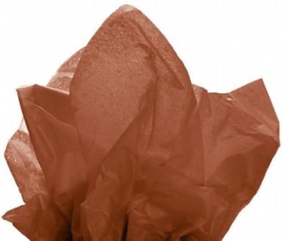 Vloeipapier - Bruin - 50x75cm - 17gr - 240 stuks - Zijdepapier - Chocolade Bruin