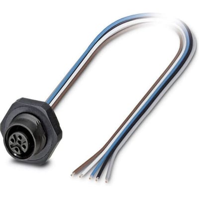 Phoenix Contact 1436356 Sensor/actuator inbouwconnector M12 Aantal polen (sensoren): 5 Bus, inbouw 0.50 m 1 stuk(s)
