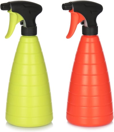 Bloemenspuit Set - Spuitflessen Waterspuit - Planten Water Geven - Verstelbaar Mondstuk - 2x 760 ml - Groen Rood