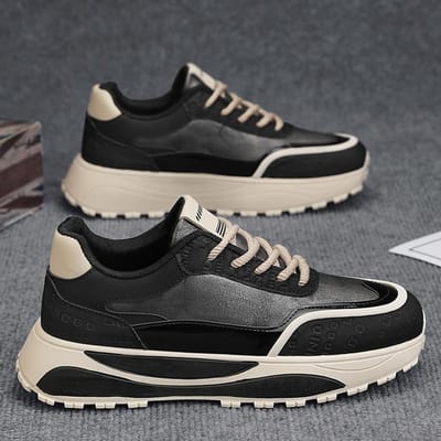 CYYTL Heren Sneakers Casual Sportschoenen Mode Skateboard Leer Outdoor Designer Luxe Platform Hardloop Tennis Werk Instappers 44