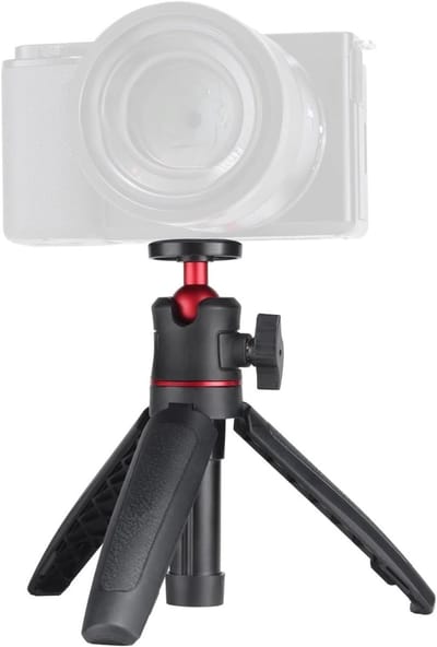 Famanu – Compact reisstatief met 1/4 inch schroef, mini statief voor camera en smartphone