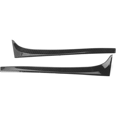 2 Pièces Spoiler d'Aile Latérale de Lunette Arrière de Voiture Compatible pour 7 MK7 7 7.5 2014 2018 Texture Fibre de Carbone black