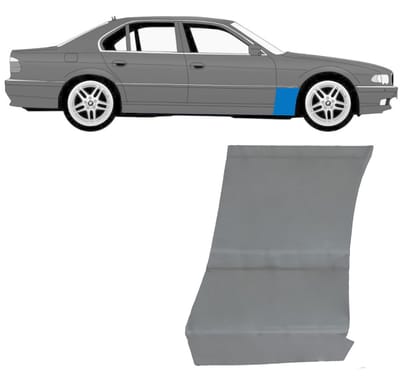 Reparatiepaneel voorspatbord voor BMW 7 E38 1994-2001 / Rechts
