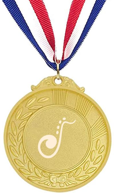Akyol - saxofoon medaille goudkleuring - Saxofoon - cadeau muzikant - leuk cadeau voor je vriend om te geven - verjaardag muzikant