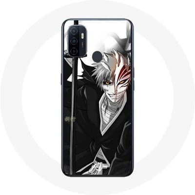 Oppo A53 hoesje bleekmiddel manga ichigo kurosaki zwaard