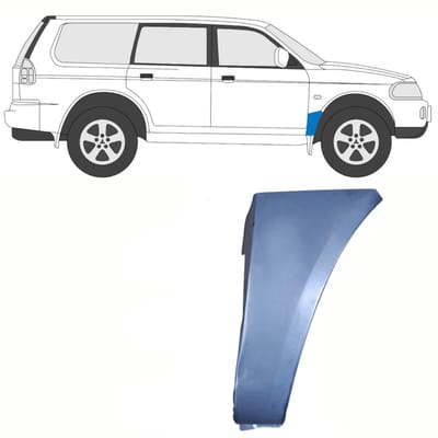 Reparatiepaneel voorspatbord voor Mitsubishi Pajero Sport 1996-2008 / Rechts