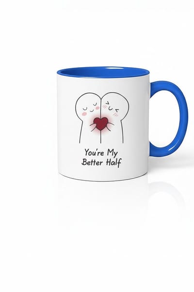 Liefde Mok You're My Better Half - Romantisch Cadeau voor Partner & Geliefde - Valentijn & Jubileum