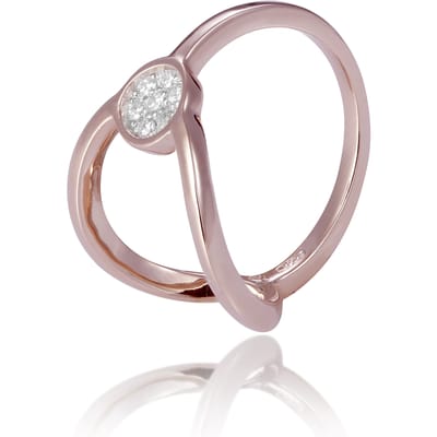 Orphelia Dames 925 Sterling Zilveren Ring - Roos ZR-7439