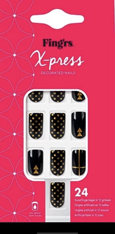 Fig’rs X-Press Kunstnagels Decorated Nail 24 stuks +Lijm