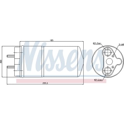 Droger, airconditioningsysteem NISSENS 95462