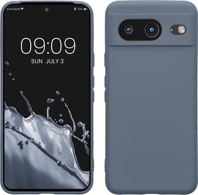 kwmobile telefoonhoesje geschikt voor Google Pixel 8 - Hoesje voor smartphone - Precisie camera uitsnede - TPU back cover in blauwgrijs