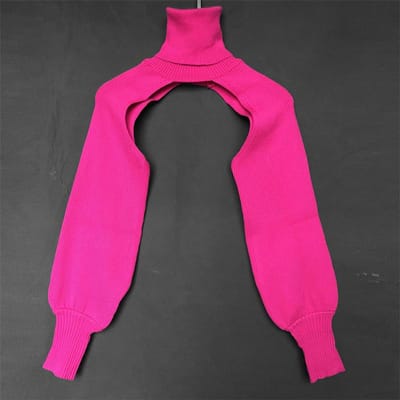 Damesmode herfst warme trui coltrui persoonlijkheid lantaarn mouw gebreide mouw trui One size pink