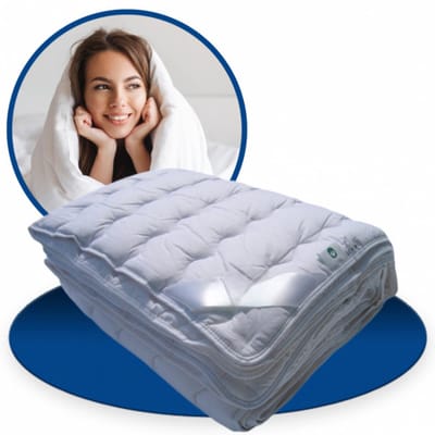 Zavelo Cotton Luxury - Koel Katoen - Zomerdekbed 240x200 - 100% Puur Katoen - Dun Zomer Dekbed - Verkoelend, Luchtig en fris