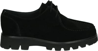 Sioux - MEREDIRA-752-H - Dames veterschoenen - Kleur: Zwart - Maat: 37.5