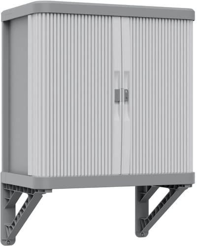 DailySupplies® Tuinkast Kunststof - Tuinkist - Tuinkasten voor Buiten - Tuinberging - Grijs