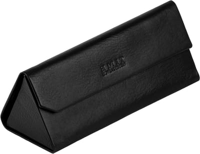 Leren Brillenhoesje - Harde Etui - Veilig Opbergen - Handgemaakt In Italië - Niet Gespecificeerd - Bruin