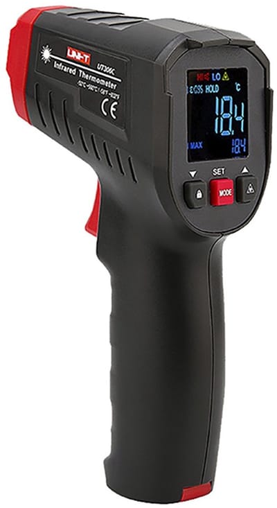 Uni-T Ut306C Ir-Thermometer Voor Contactloze Metingen