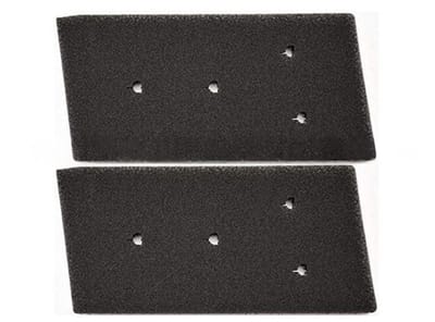 2-pack schuimfilters – Filters voor wasdrogers – Filters voor wasmachines – Filters voor warmtepompdrogers – Praktische accessoires voor wasdrogers – Geschikt voor studentenwasserettes en thuisgebruik – 23 x 11,5 x 1,4 cm