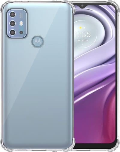 Telefoonhoesje Geschikt voor Motorola Moto G10 / G20 / G30 Transparant - Shockproof TPU Siliconen Case met Stootrand Doorzichtig - Smartphonica geschikt voor Motorola Moto G10;Motorola Moto G20;Motorola Moto G30