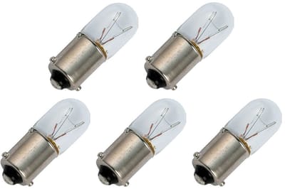 Signaallamp Ba9s 28V 2W - 70 mAh - 5 stuks - T10 Gloeilamp Ø10mm - 28mm - 2500K - Dimbaar