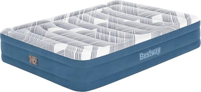 Luchtbed met Geïntegreerde Elektrische Pomp - Queensize Fashion Flock 203 x 152 x 36 cm