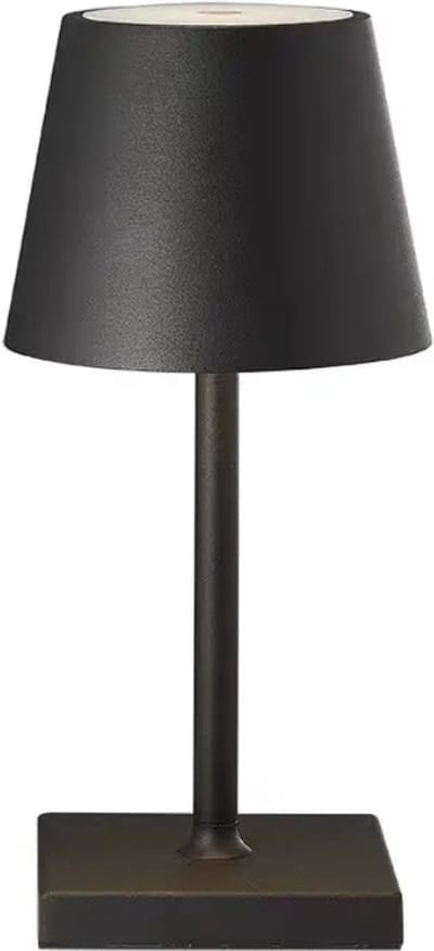 Tafellamp Oplaadbaar – Draadloos en dimbaar – Touch lamp – Nachtlamp Slaapkamer – 26 cm – Zwart