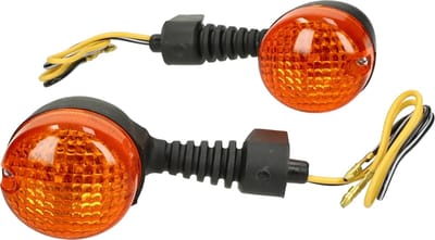 Clignotant Teknix pour Scooter MBK 50 Nitro 2002 à 2012 rond orange/noir / 12V 10W Neuf