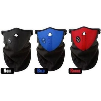Tour de cou masque polaire ski, moto X 2 (Rouge)MKK67