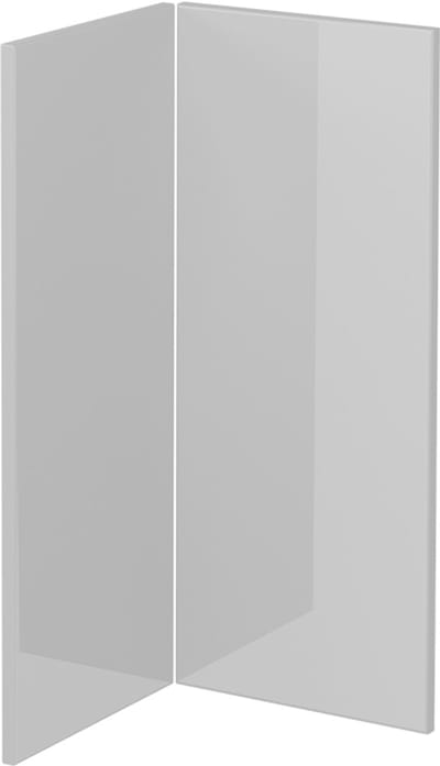 Vicco R-Line Keukenfront – 59.2 x 71.3 cm meubelfront voor de hoekonderkast Wit Hoogglans