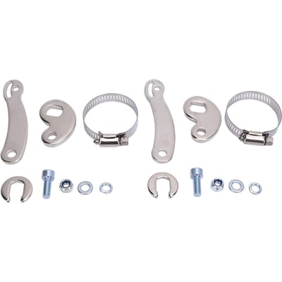 2 Sets Fietstorsiearm Kit M14 Staal Veilige Bevestiging Verbeterde Veiligheid Torsiearm Ombouwkit white