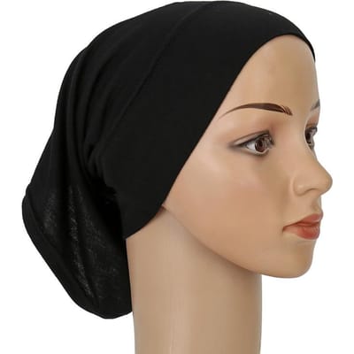 Katoen Modal Binnenste Hijab Onderkap Moslim Turban Islam Onderdoek Hijab Kapje Zacht Rekbaar Hijabs Buisvormige Kap Turbante Mujer Hoed beige