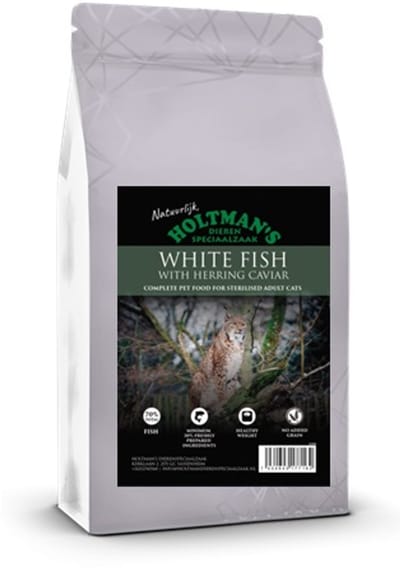 Connoisseur cat adult witvis met haringkaviaar 5 kilo