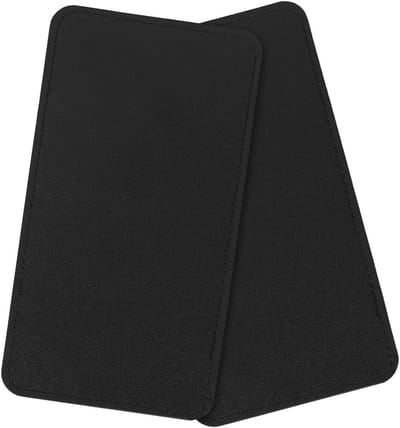 2 Stuks Zwarte PU Leren Bodem 24 x 13 cm Rechthoekige Handtas Bodemvormers voor Rugzakken, Schoudertassen en Handtassen