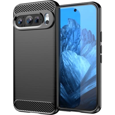 Mocaa Google Pixel 9 / Pixel 9 Pro Schokbestendig Hoesje Zwart