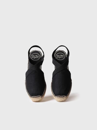 Vegan platte espadrilles voor dames met elastiek | VERONA